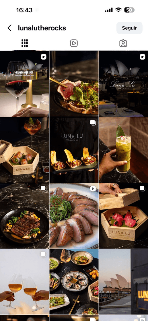 Instagram feed de Luna Lu